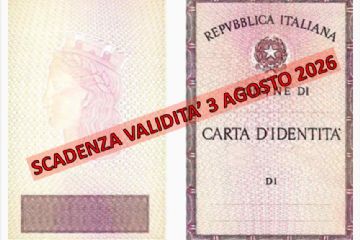 Carta d&#39;identit&#224; cartacea